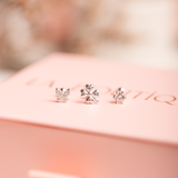 Aretes Mini - Trébol Silver