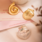 Aretes Mini - Shell Gold