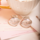 Aretes Mini - Shell Silver