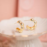 Argollas - Bubble Gold