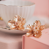 Maxi Aretes - Nude Poinsettia