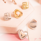 Maxi Aretes - Little Shell Silver
