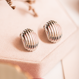 Maxi Aretes - Little Shell Silver