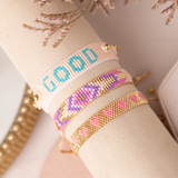 Pulseras Hilo Tejidas - Magic Love Pink
