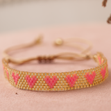 Pulseras Hilo Tejidas - Magic Love Pink