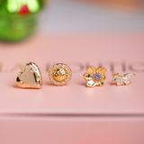 Aretes Mini - Cristal