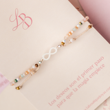 Pulseras Hilo Murano - Infinito Silver