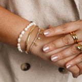 Pulseras Perlas - Gold