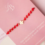 Pulseras Hilo Trenzada - Trébol Rojo