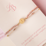 Pulseras Hilo Murano - San Benito Murano Rosa
