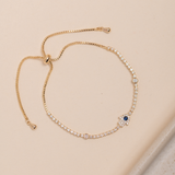 Pulseras Regulable - Blue Hamsa
