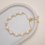 Pulseras Regulables - Perlas y Esferas