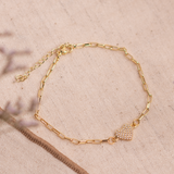 Pulseras Broche - Link Corazón
