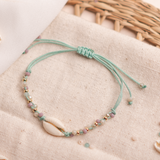 Pulseras Hilo Trenzada - Caracol de Mar