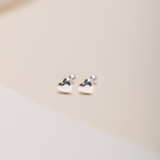 Aretes Mini - Corazón Full Silver