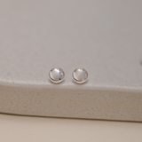 Aretes Mini - Lentejita Full Silver