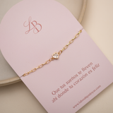Pulseras Broche - Circón Corazón