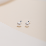 Aretes Mini - Pearl Silver M