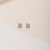 Aretes Mini - Flower Silver