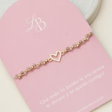 Pulseras Hilo Trenzada - Corazón Shine