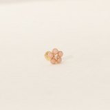 Aretes Piercing - Pink Flower