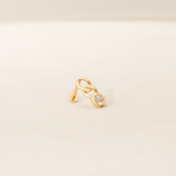 Aretes Piercing - Crystal Drop