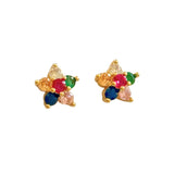 Aretes Mini- Roseta Full Color