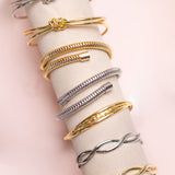 Pulseras Bangles - Nia Silver