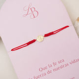 Pulseras Hilo Tejidas - San Benito Oro