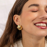 Aretes Mini - Shell Gold