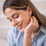 Ear Cuff - Diamante Silver