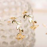 Argollas - Hojitas Gold