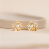 Aretes Mini - Flor a Presión
