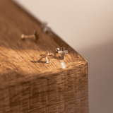 Aretes Mini - Cruz Golden