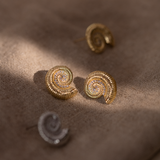 Aretes Mini - Caracoles Golden