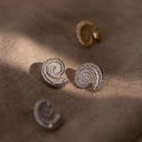 Aretes Mini - Caracoles Silver