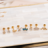 Piercing - Mariposa cristal