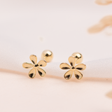 Arete mini - Flor clásica