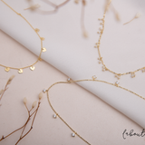 Collares - Doble perlitas Gold