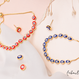 Aretes Mini - Ojito Turco Azul