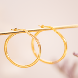 Argollas - Snake Gold L