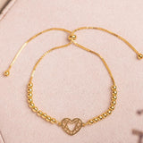 Pulseras Esfera - Corazón Anagrama Gold