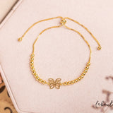 Pulseras Esfera - Mariposa Gold
