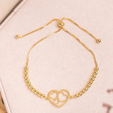 Pulseras Esfera - Corazón Familia Gold