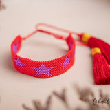 Pulseras Hilo Tejidas - Magic Star Red