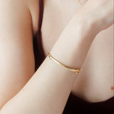 Pulseras Bangles - Clásica de Oro