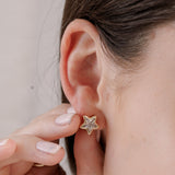 Aretes Mini- Bezel Star