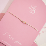 Pack 8 Pulseras Hilo Slim - Cuarzo Rosa