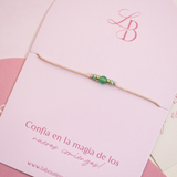 Pack 8 Pulseras Hilo Slim - Cuarzo Jade