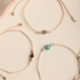 Pack 8 Pulseras Hilo Slim - Cuarzo Jade